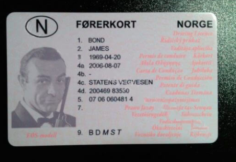 HQ Real Registered Database Norway Driver’s License For Sale Online