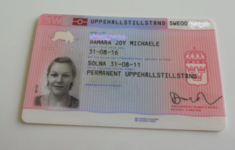 HQ Real Registered Database Swedish ID Card Online